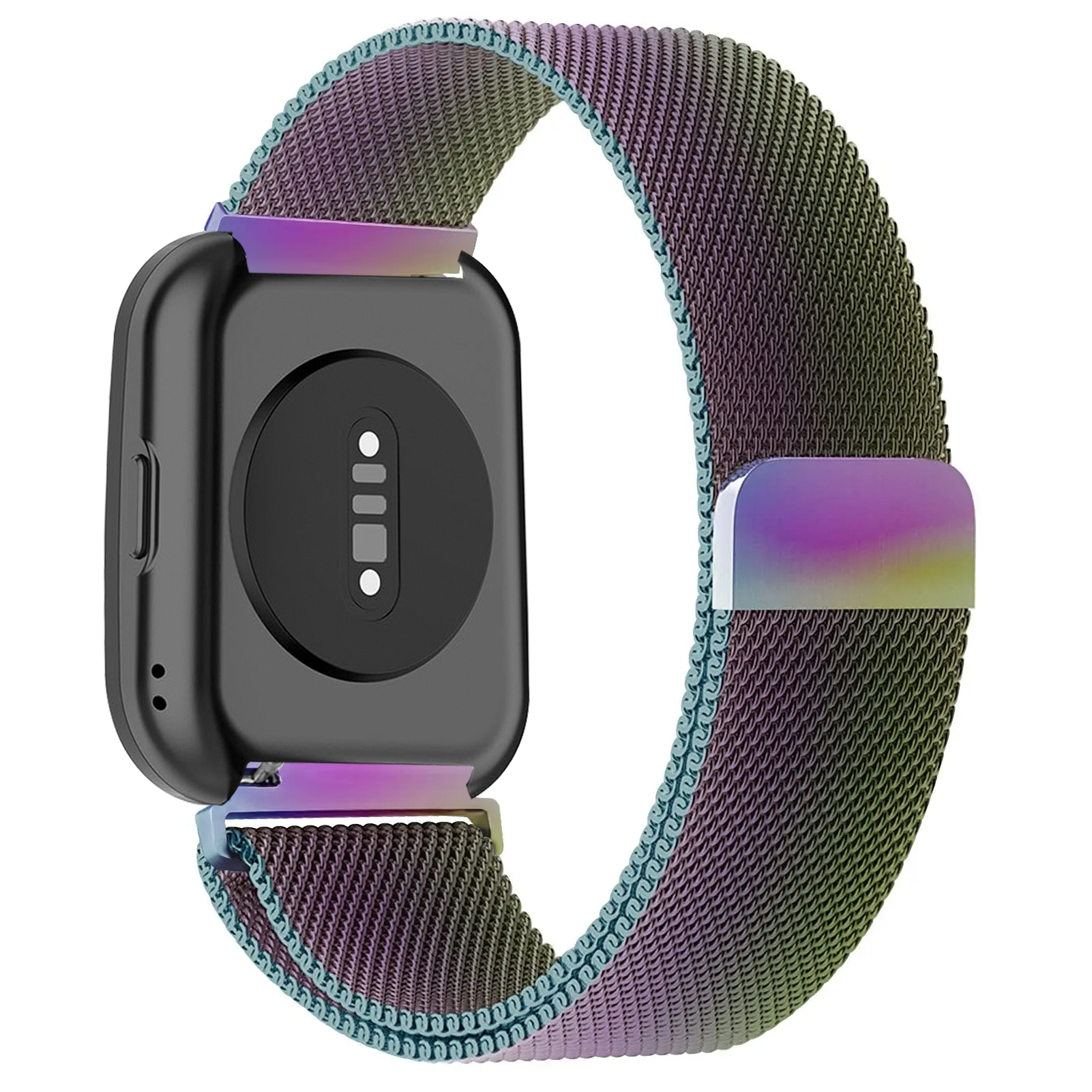 22mm Milanese Bip Loop 5 Strap for Amazfit Bip 5 Band Replacement Smaertwatch Wristband Bracelet Belt WatchBand Amazfit Bip5: Black Green / 13mm