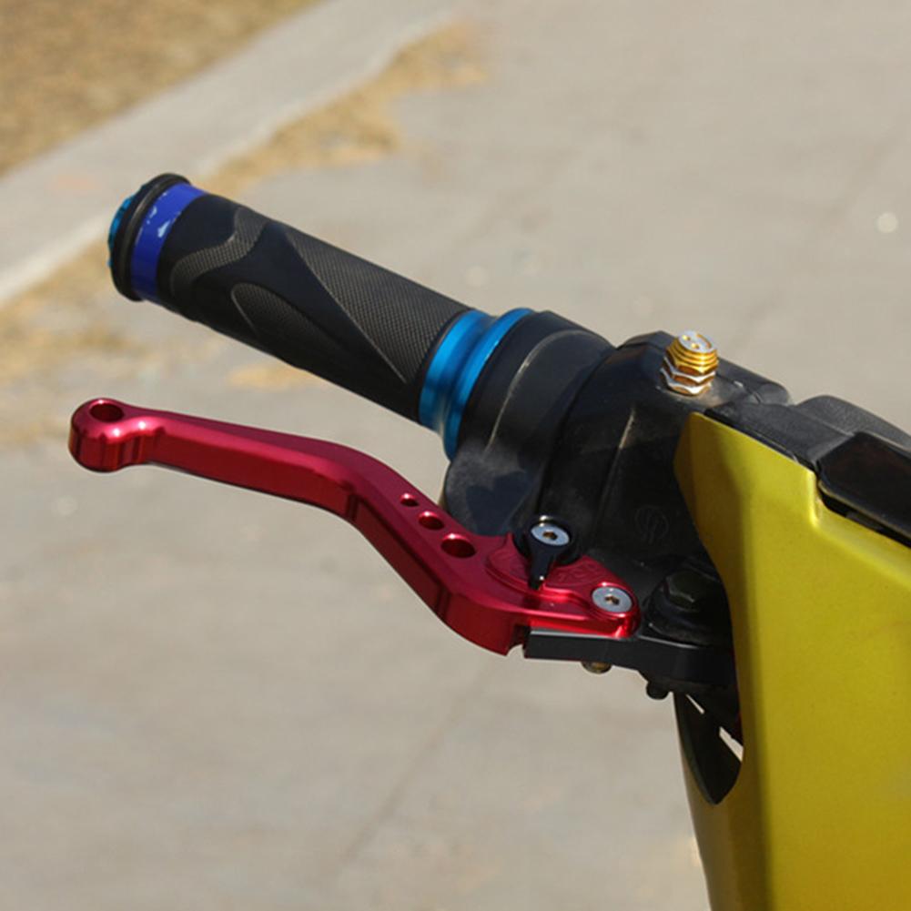 19.5cm 1 Pair CNC Universal Motorcycle scooter brake front disc Rear drum adjustable brake Clutch handle