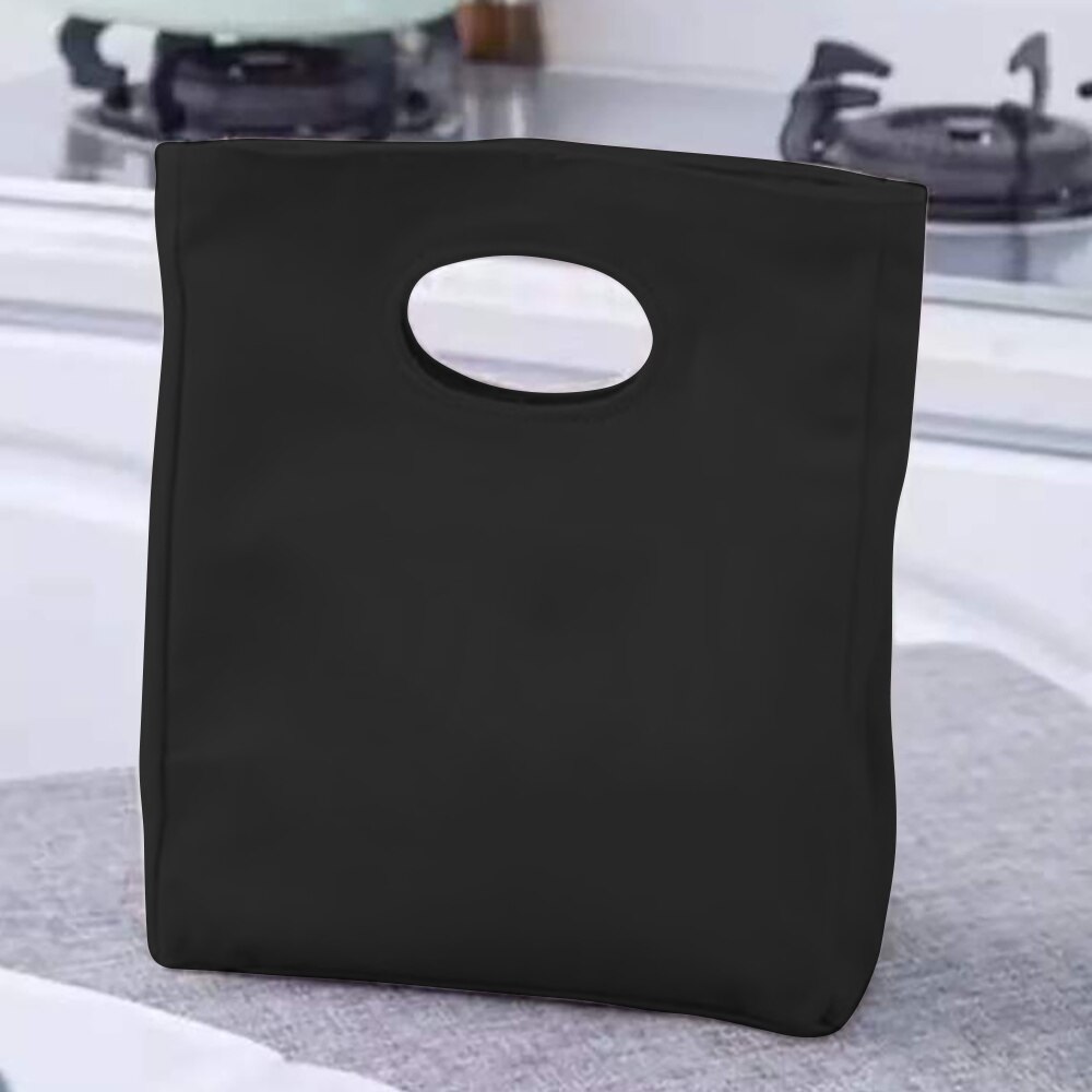 Lunch Bag Handle Insulation Cooler Bag Lunch Box Picnic Travel Portable Food Storage White Picture Printed Thermal Food Bag