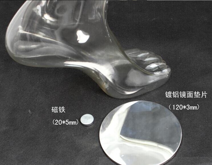 transparent bein männlichen fuß beine schaufensterpuppe, kunststoff Mannequin fuß stehen für schuhe socken, bein requisiten bewegung 1pc M00001