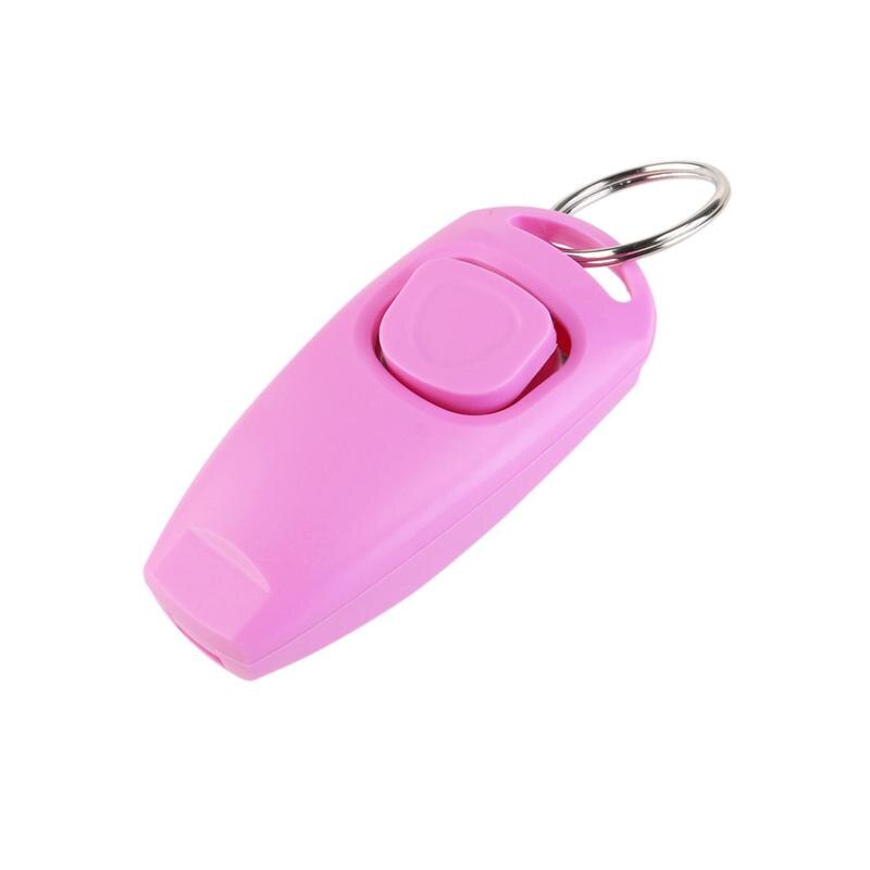 Pet training clicker pet click trainer training hund clicker tog hund kat hest kæledyr: Lyserød