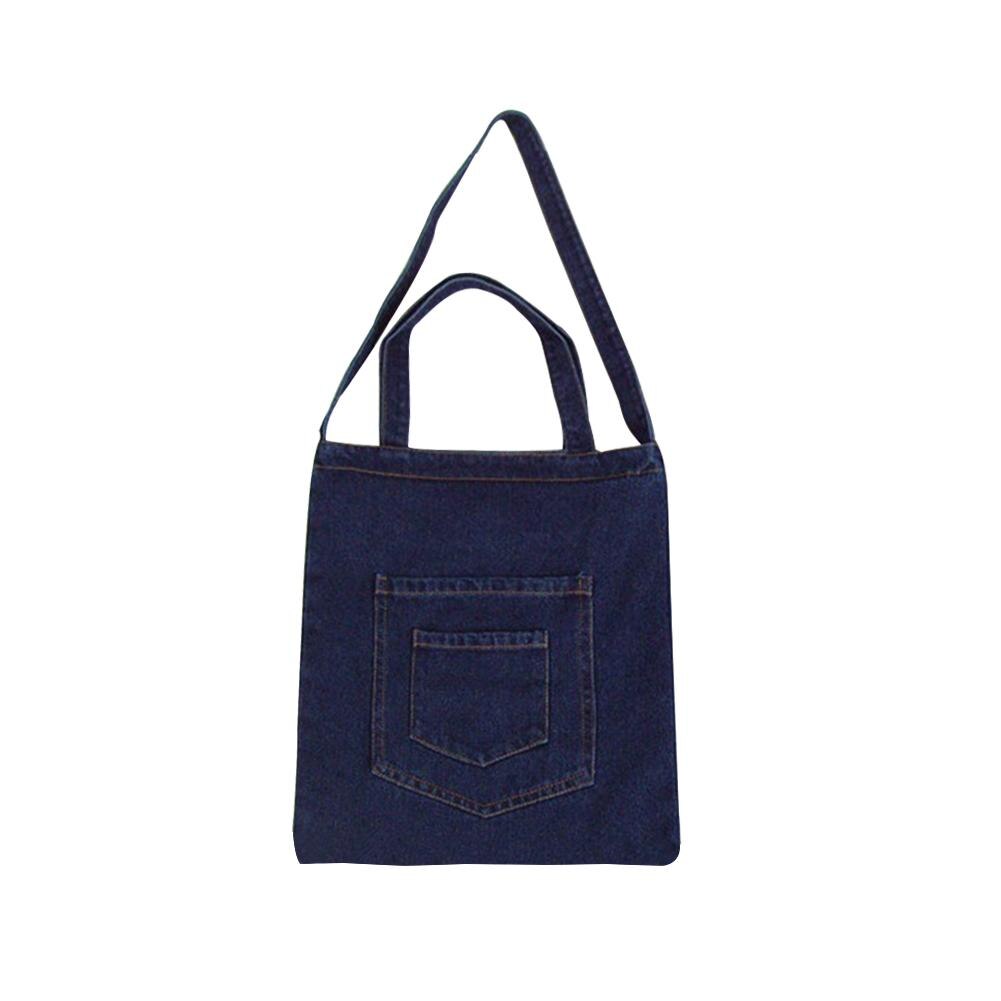 Vrouwen Handtassen Messenger Canvas Tas Modieuze Denim Jean Art Winkelen Mummy Schouder Messenger Blues Crossbody Tas bolsaszakken: 3