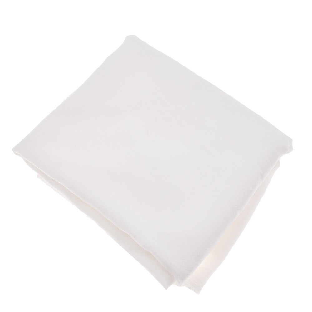 95*50 cm Witte Kleur Enkele Zelfklevende Polyester Interlining Doek Voor DIY Naaien Kledingstuk Tas Speelgoed Quilten Stof