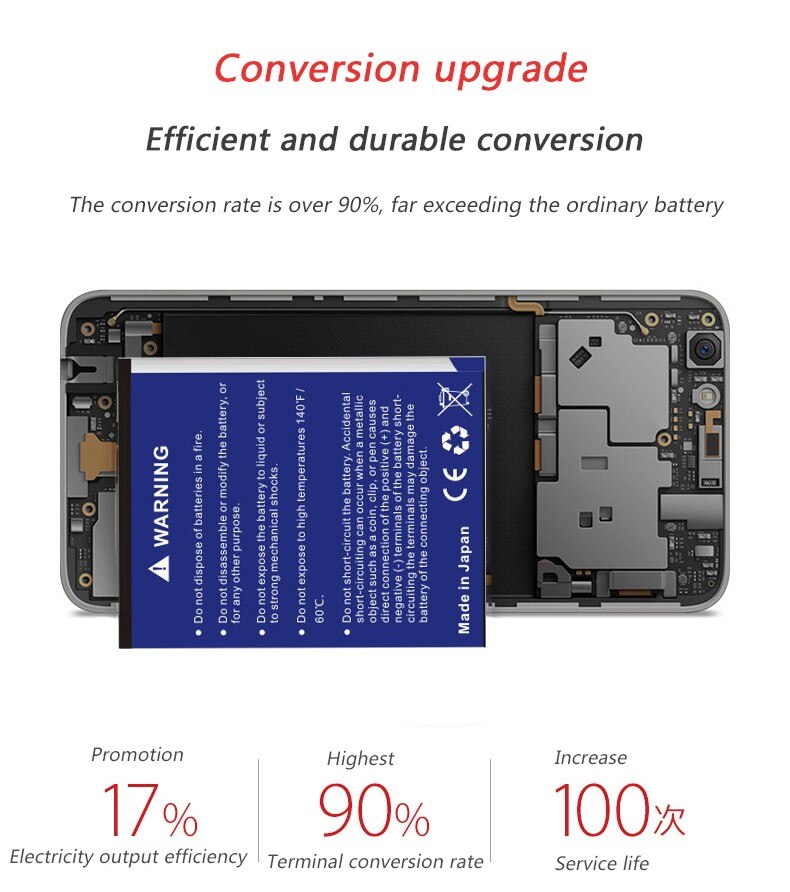 LTF23A-Batería de repuesto de 6000mAh para Letv LeEco Le Pro 3 X720 X722 X728