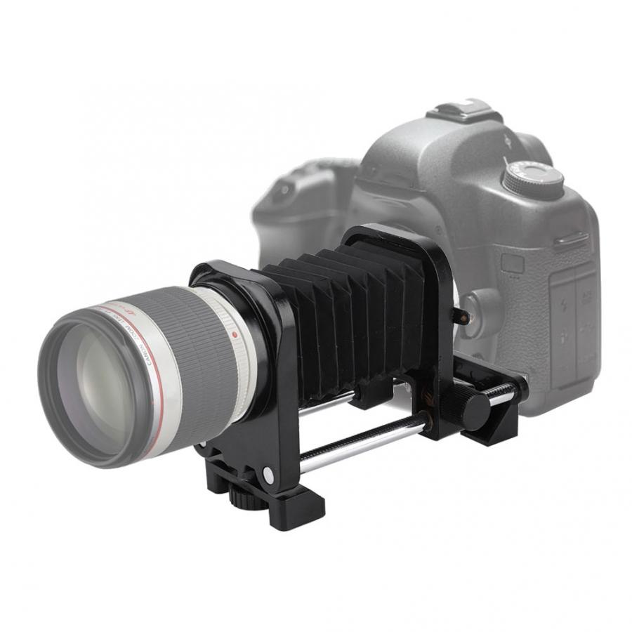 Estudio fotográfico Macro extensión fuelle tubo para Nikon Canon EOS Sony DSLR cámaras fotografía acessorios Macro abajo