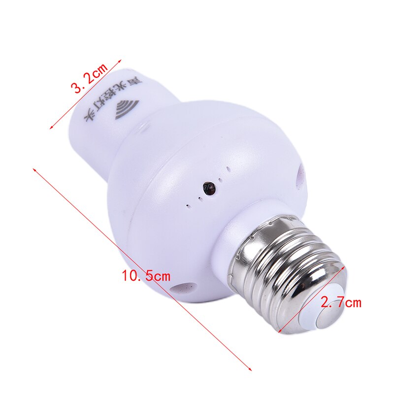 Capteur de lumière sonore d&#39;intérieur E27, 1 pièce, support de lampe de contrôle, Bases de lampe à vis, interrupteur à douille pour couloir, escalier, ampoule d&#39;éclairage
