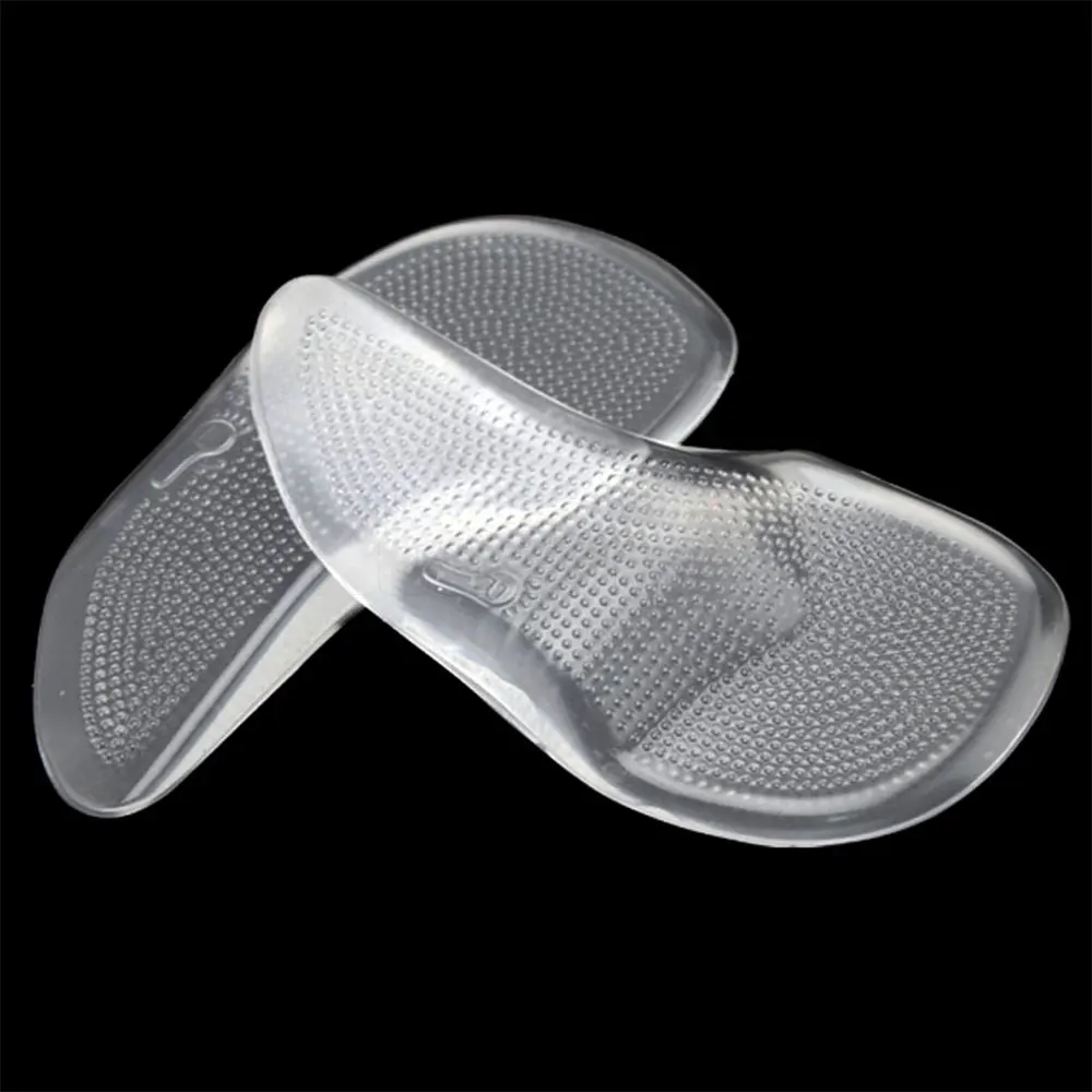 Almohadilla de soporte de arco de GEL 3/4 para tacones altos, plantillas ortopédicas para pies planos, Corrector para zapatos, cuidado de los pies de mujer, 2 uds.