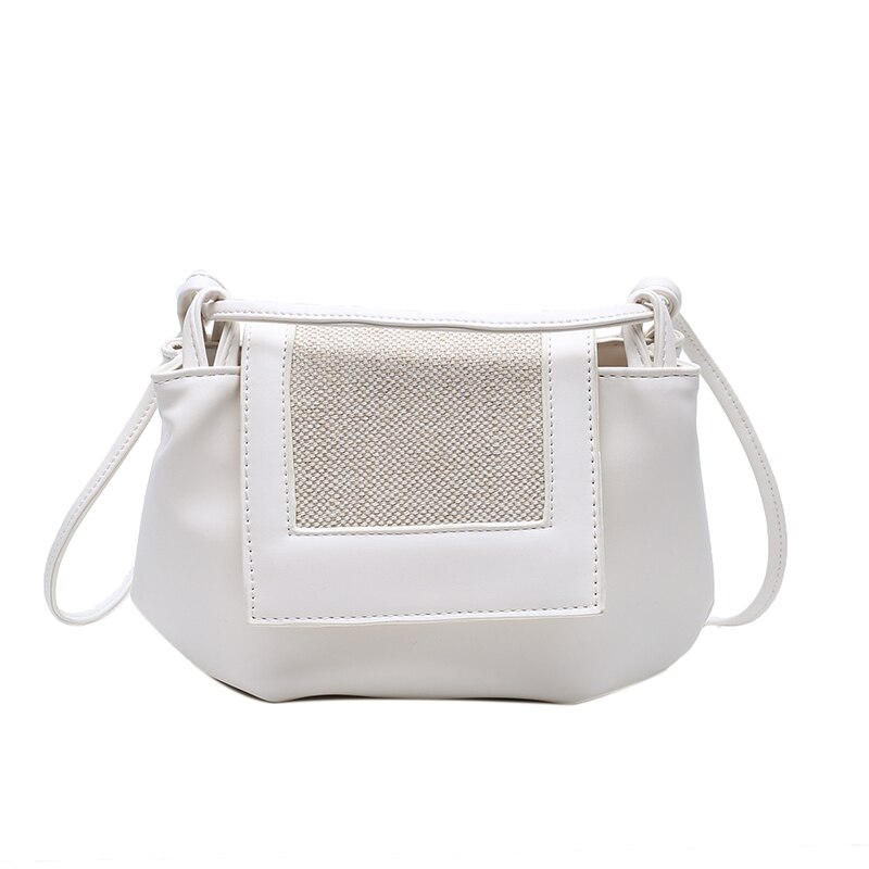 Einfache Feste Farbe Kleine PU Leder Klappe Umhängetaschen für Frauen Sommer modisch gebrandmarkt Damen Schulter Handtaschen: Beige