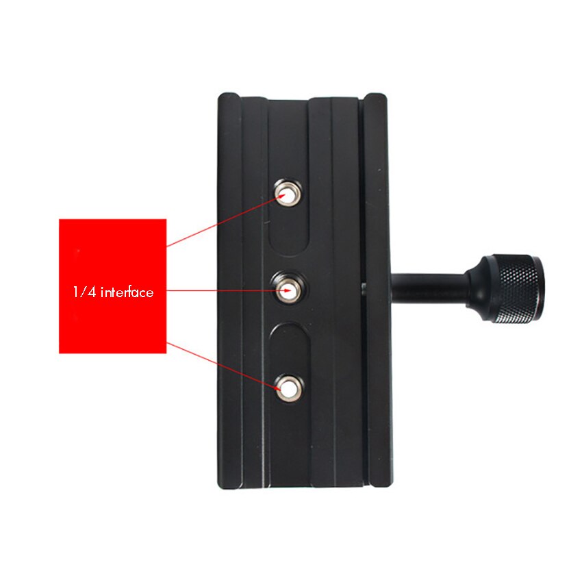 Aluminium schnell Freisetzung Klemme mit 3/8 "-1/4" Schraube Adapter und blasiert Hebel für DSLR Kamera Stabilisator Ball kopf