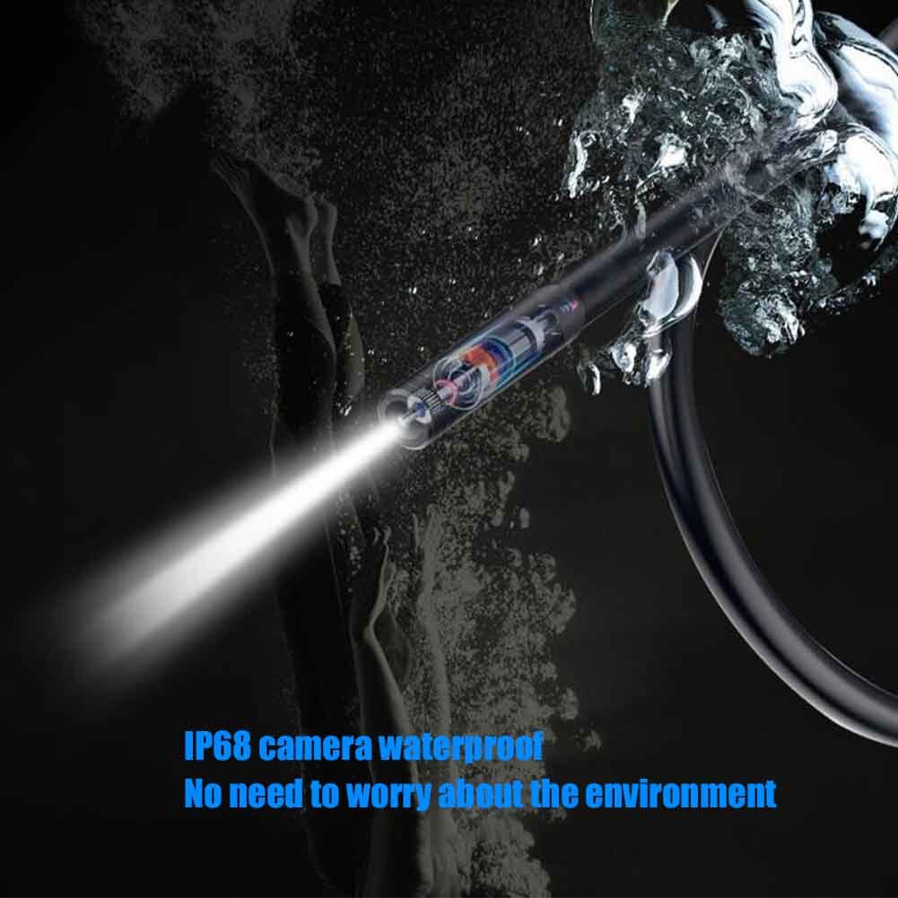 Maintenance Portable Visual Inspection Camera 3.5m 6LED Measurement WiFi Borescope Waterproof 1080P HD Endoscope For IOS