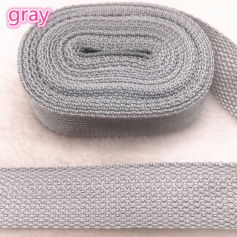 5yards Length 1 Inch (25mm) Width Nylon Webbing Strapping Craft Color U PICK: 15