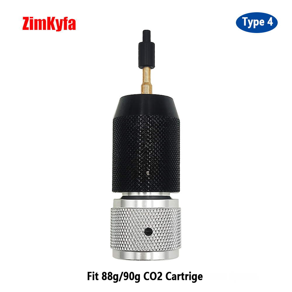 Adaptateur de Charge de recharge de cartouche jetable de cylindre de CO2 pour Sodastream de Tr21-4, G1/2-14,5/8-18UNF cartouche de bouteille d'air de gaz: kaki foncé