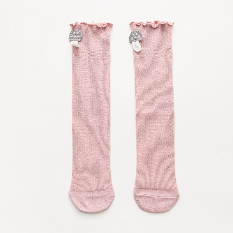 BalleenShiny Baby Mädchen Socken Neugeborenen Socken 100% Baumwolle Kleinkind freundlicher Socke Nette Karikatur Cirl Aufgeschichtet Socken 1-12 T freundlicher: Rosa