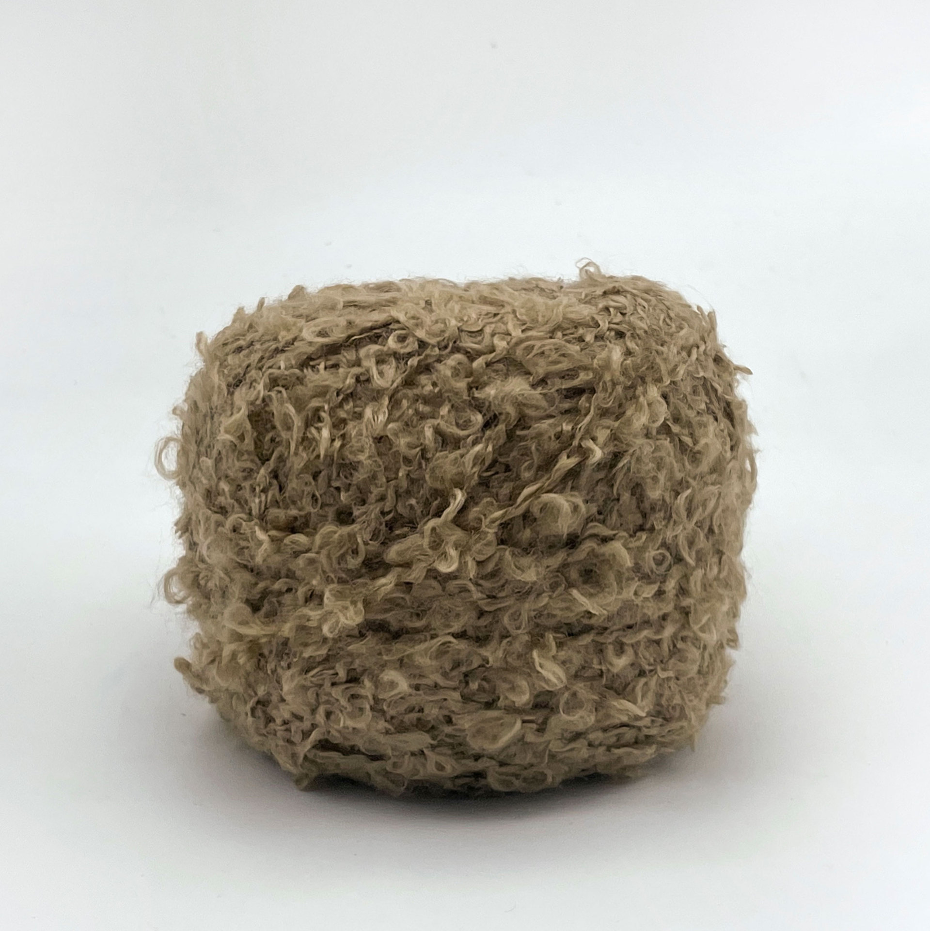 50g Wool Loop Yarn Mohair Yarn Ball Handmade Diy Crochet Doll Scarf Sweater: Brown