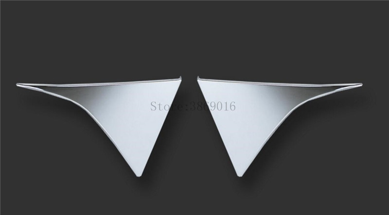 Toque Elegante Para Tu Mustang 2015-2018: Cubierta Triangular Interior Cromada (ABS) Para Espejos – Fácil Instalación