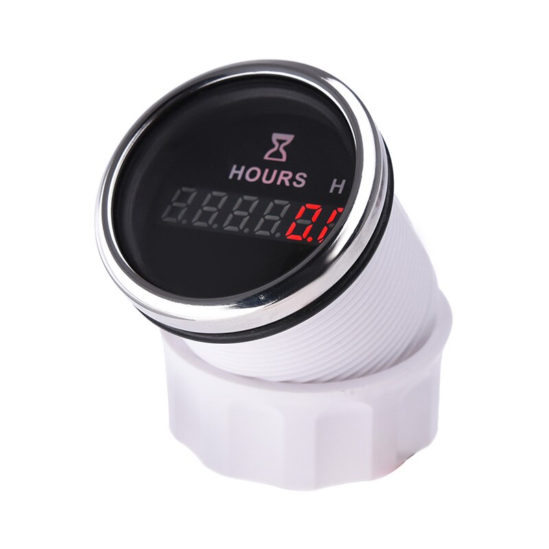 Waterproof Digital Engine Tach Hour Meter Tachometer Gauge RPM LCD Display For Motorcycle Motor Car Boat Hourmeter