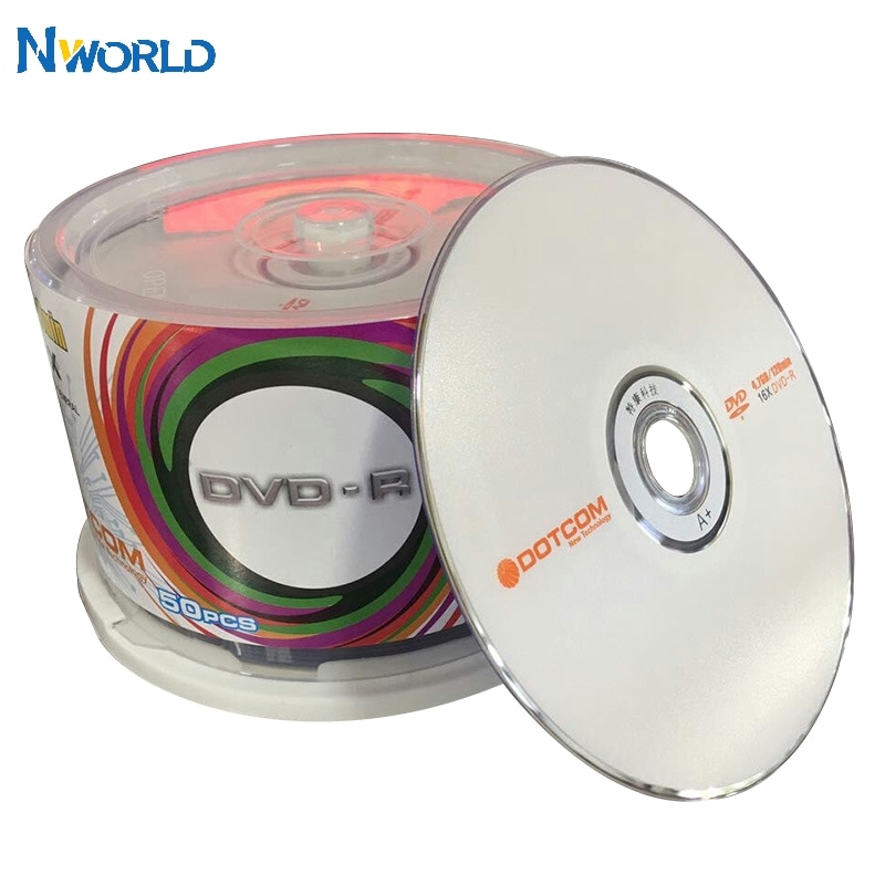 50/ parti tomme dvd-r cd-diske 4.7gb 16x Grandado
