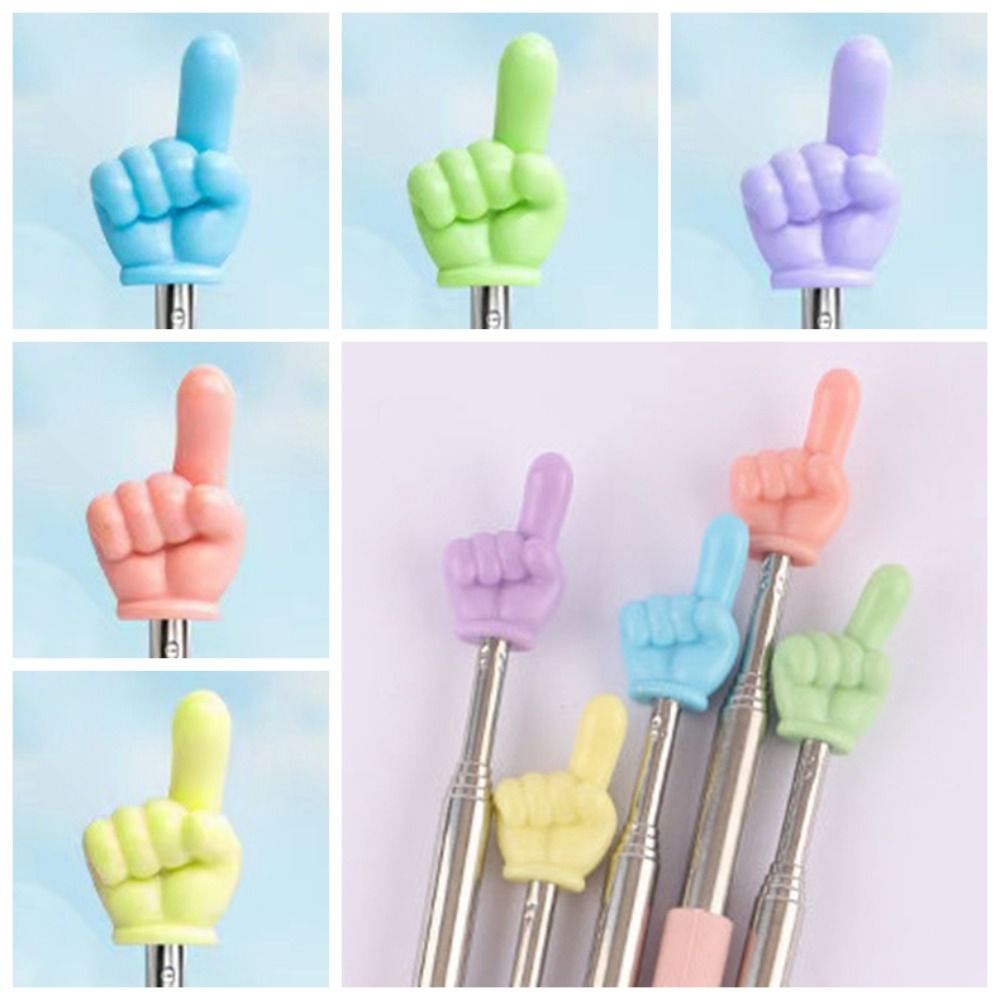 Telescopische Leesgids Aanwijzer Intrekbare Antislip Onderwijs Pointer Stick Draagbare Vingervorm