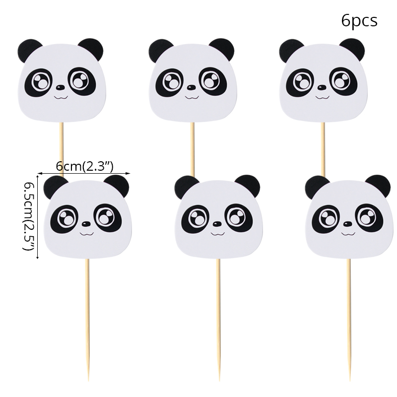 Cartoon Panda Party Decorations Foil Balloons Paper Plate Cup Disposable Tableware Set Kids Birthday Party Baby Shower Supplies: Burgundy