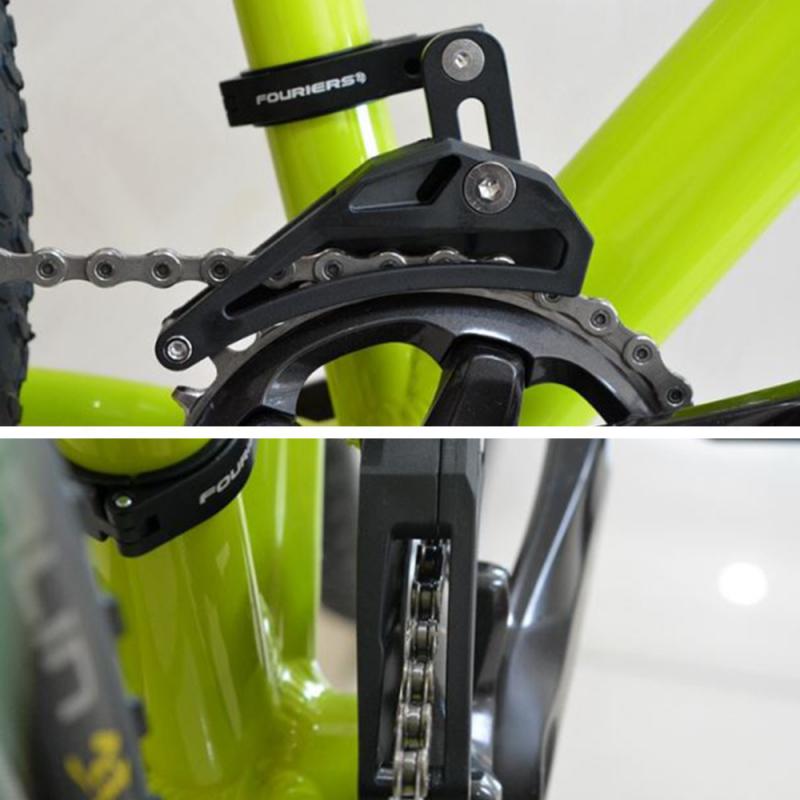 Guía para cadena bicicleta de montaña bicicleta de aleación de aluminio de tensor de cadena MTB cadenas guía accesorio de ciclismo para la bicicleta partes
