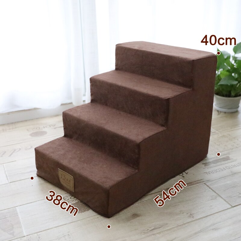 Pet Stair Dog Climbing Small Stairs Kitten Dog Stepping Pet Stairs Stepping Bed Four-layer Climbing Dog Ladder Go To Bed Ladder