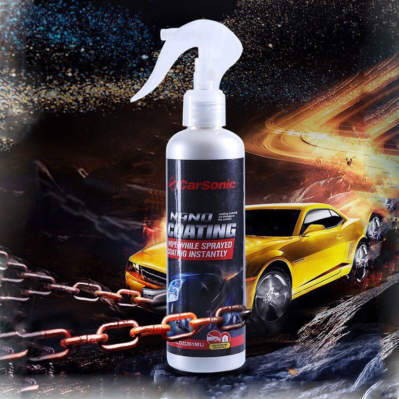 Esmalte de polisiloxano y Nano materiales para coche, 201ml, 9H