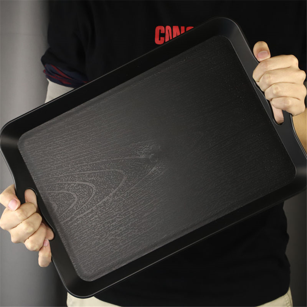 Basket Tray Dish Plastic Storage Baskets with Handles, Office Basket Tray Plate