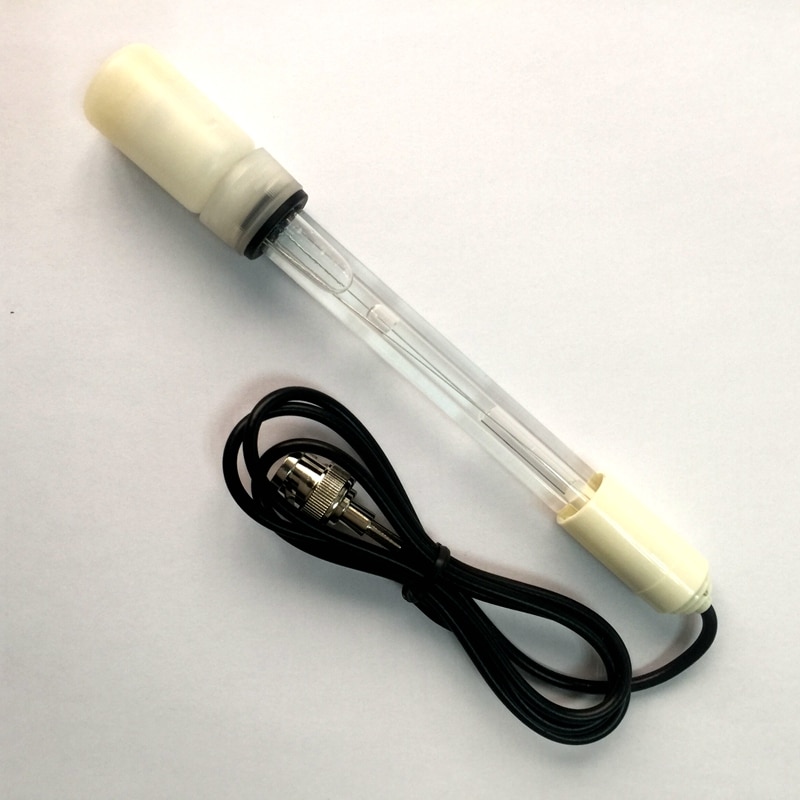 7*24 stift Typ PH Elektrode Sensor Sonde 0-14 pH Schwimmbad Wasser Fabrik Industrie Labor Chlorid pH zusammengesetzt elektrode BNC Stecker