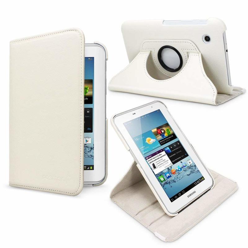 For Samsung Galaxy Tab 2 7.0 Case 360 Rotation Flip PU Stand Case Cover for Samsung Galaxy Tab2 7.0 P3100 P3113 Tablet Funda