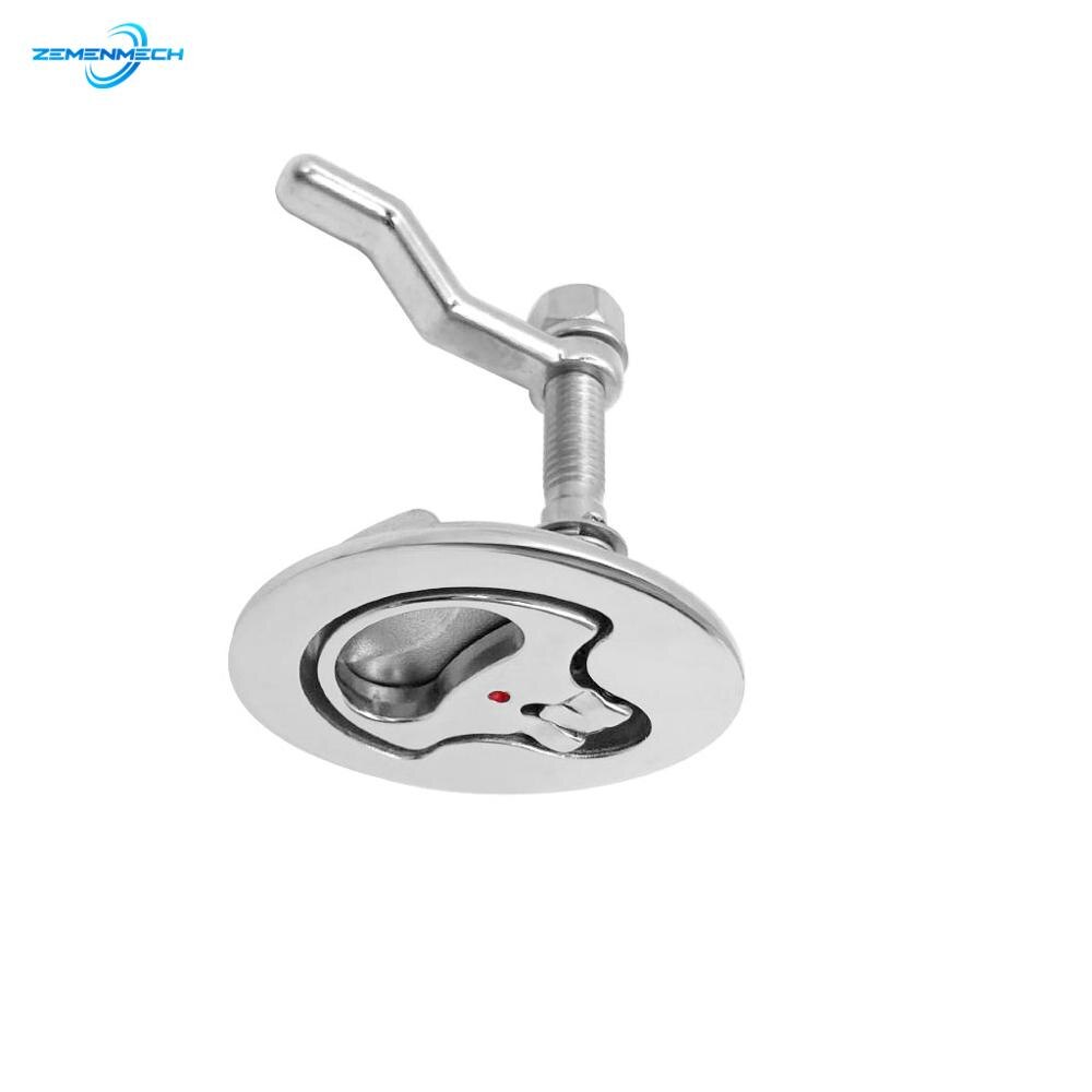 Marine Accessories 316 Stainless Steel Cam Latch Flush Pull Deck Latch Marine Hardware Boat Floor Lock Yacht Accessoire Bateau
