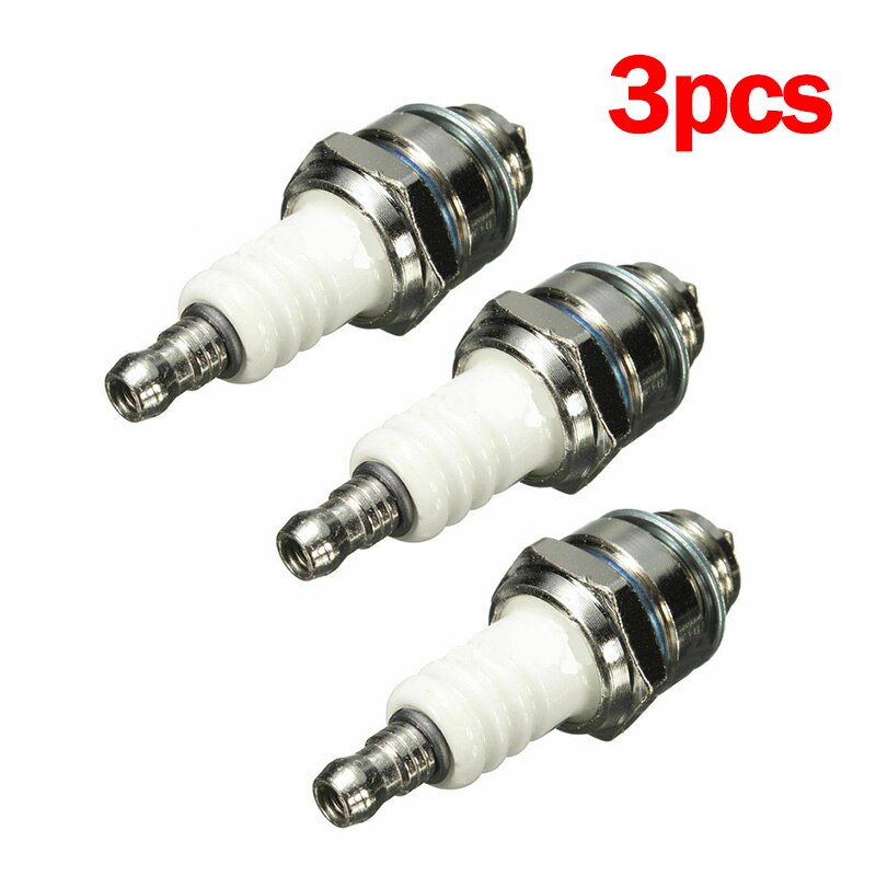 3pcs Spark Plugs Steel Parts For Briggs Stratton Motors Small Engine Lawn Mower