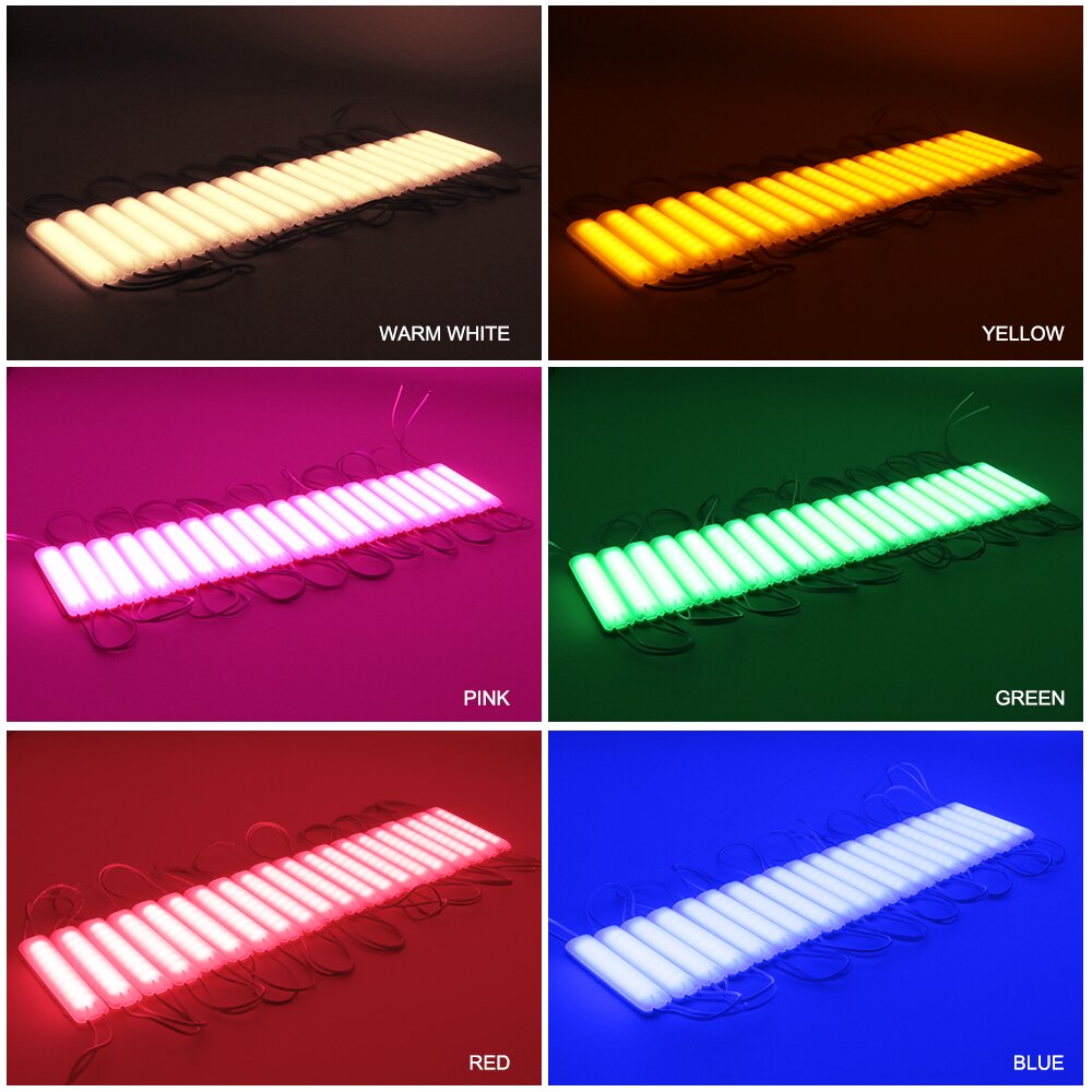 20PCS 24V LED Module Light 9LEDs Super Bright IP67 Waterproof For LED Sign Backlight Advertise Lighting