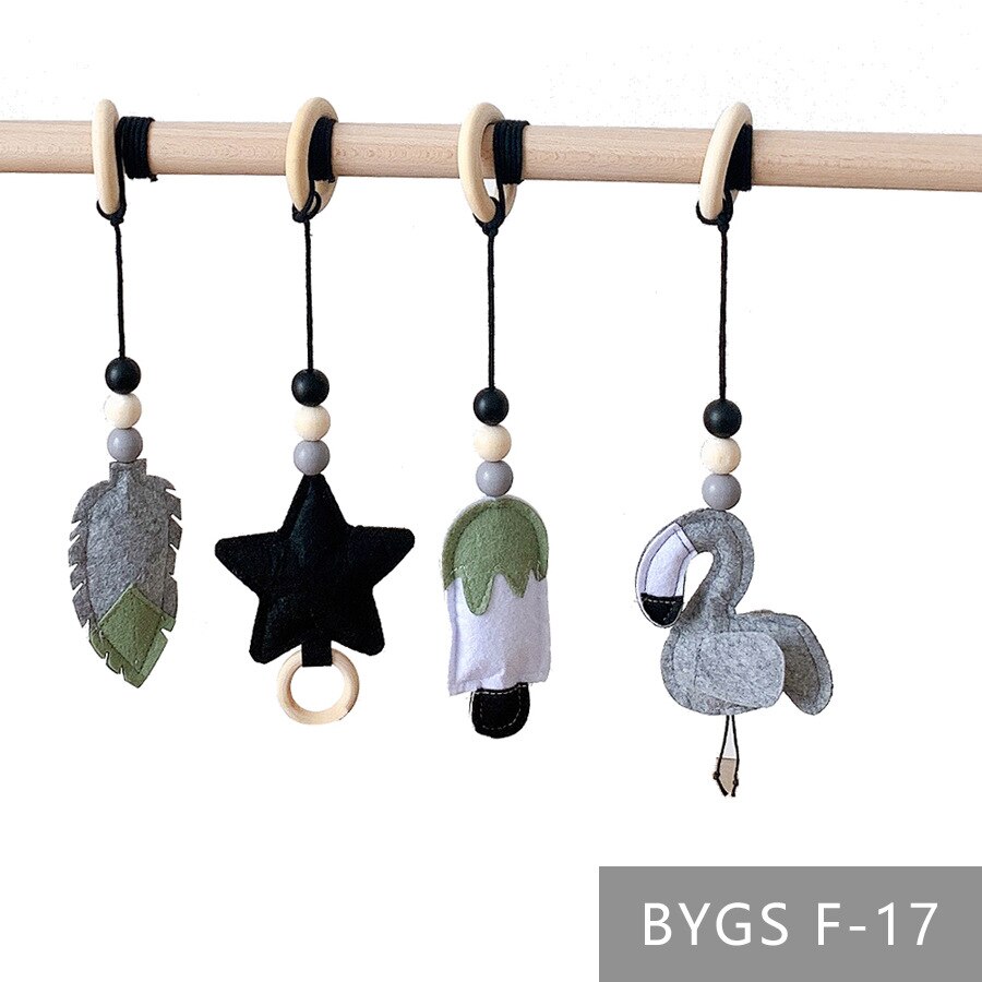 New Arrival dziecko drewniane aktywność siłownia zagraj w przedszkole Sensory Ring-Pull zabawka Fitness rama wystrój pokoju wieszak na ubrania zabawki dla dzieci: 20