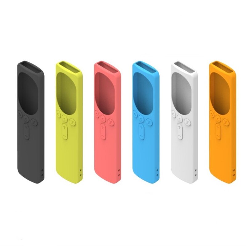 Funda protectora de Control remoto para Xiaomi, funda de silicona suave de Color sólido para Control remoto: random color 1pcs