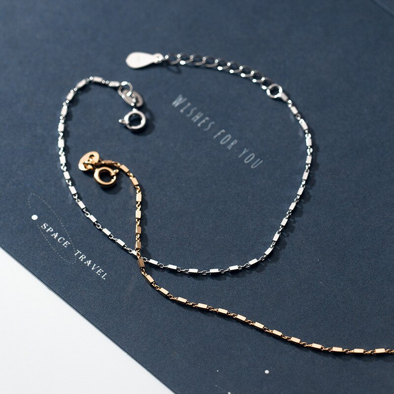 Bling glitter yksinkertainen ohut siro ruusukullan väri hopean värinen säädettävä rannekoru naisille luksuskoru korealainen hieno