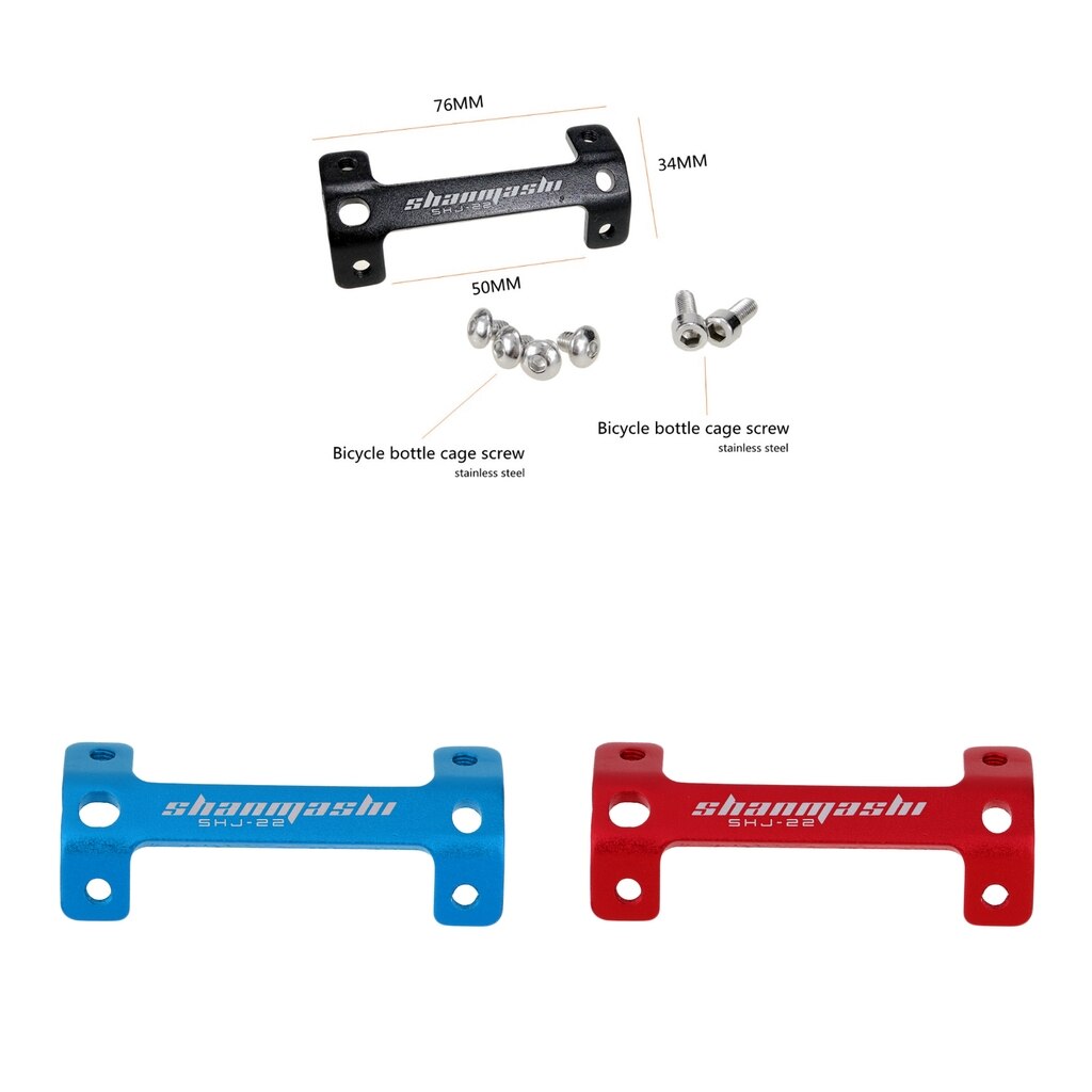 2 stuks fiets bidonhouder frame houder dubbele bidonhouder waterkoker houder expander