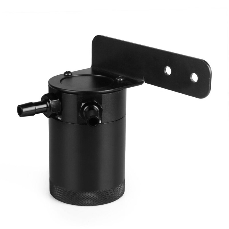 Olieholder dåse / luft-olie separator kit sort med slange til honda civic