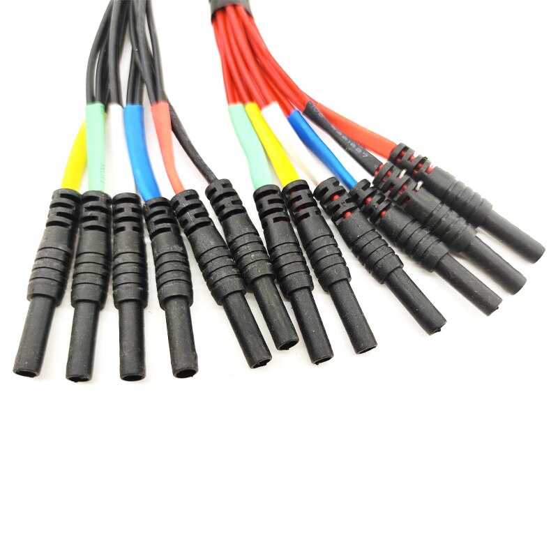 Hantek HT306 6 Kanal Universal- ausbrechen Führt für Automobil diagnostisch Oszilloskop 4 Größen 0,6mm 1,5mm 2,3mm 2,8mm