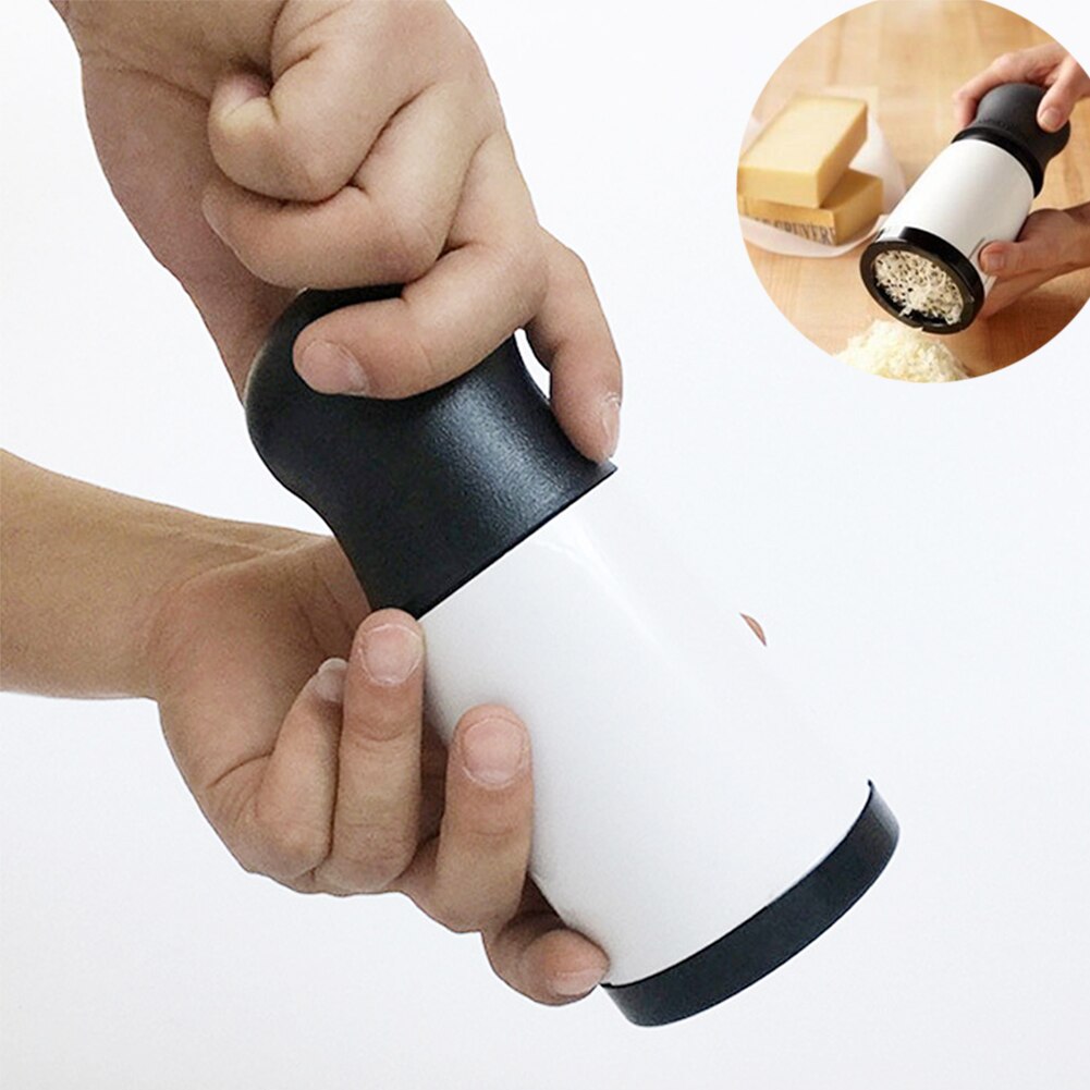 Mini Multifunctional Chocolate Grater Cheese Slicer Rotary Changeable Blades Cutter Baking Tools Mill Stainless Steel Handheld