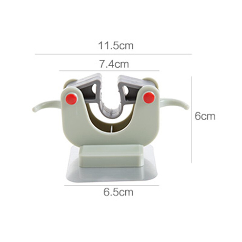 Wall Mounted Mop Holder Brush Broom Hanger Storage Rack Kitchen Organizer Mounted Accessory Hanging Cleaning Tools 3 Color