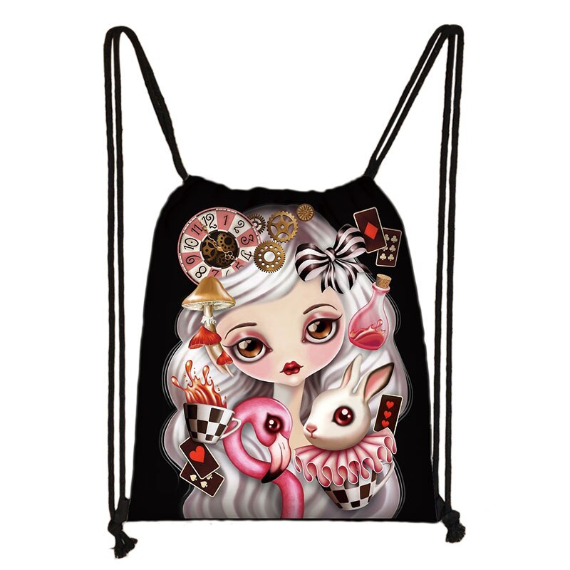 Mochila De Viaje de 666 / Satan / Witch Hocus Pocus para hombre y mujer, bolso de compras de lona, mochila de Estudiante: skdnw08