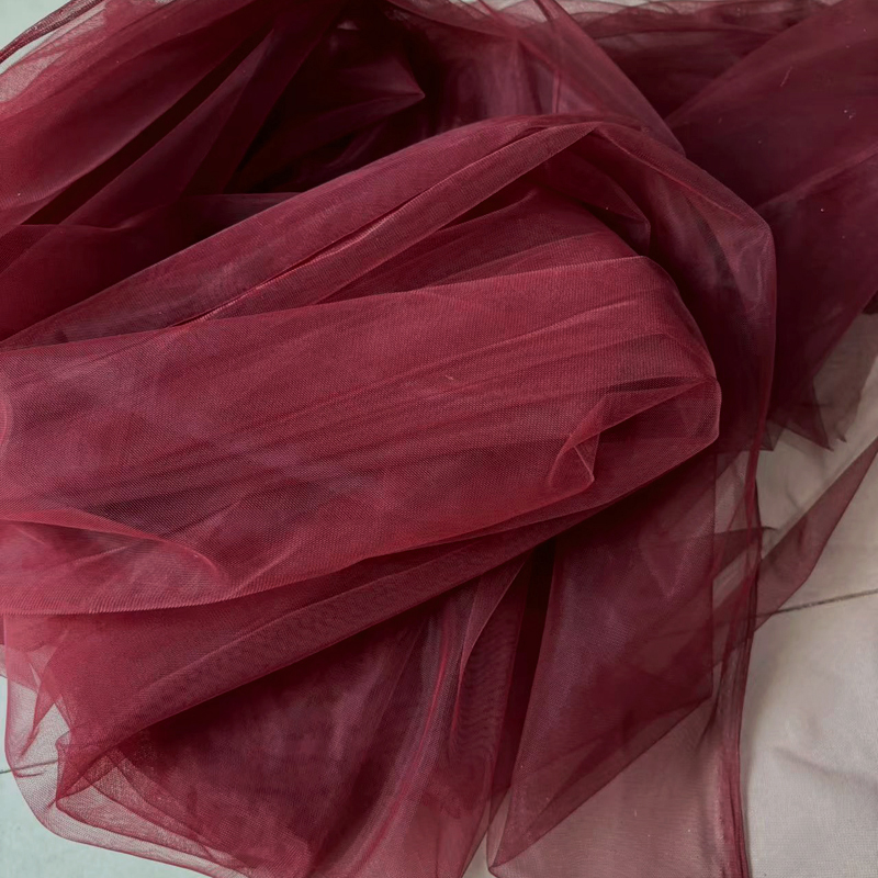 Tela de tul rojo Extra suave por yarda, tul mate de 63 "de ancho, tela de malla para velos, vestido tutú, fondos, Material de costura DIY: S / camello