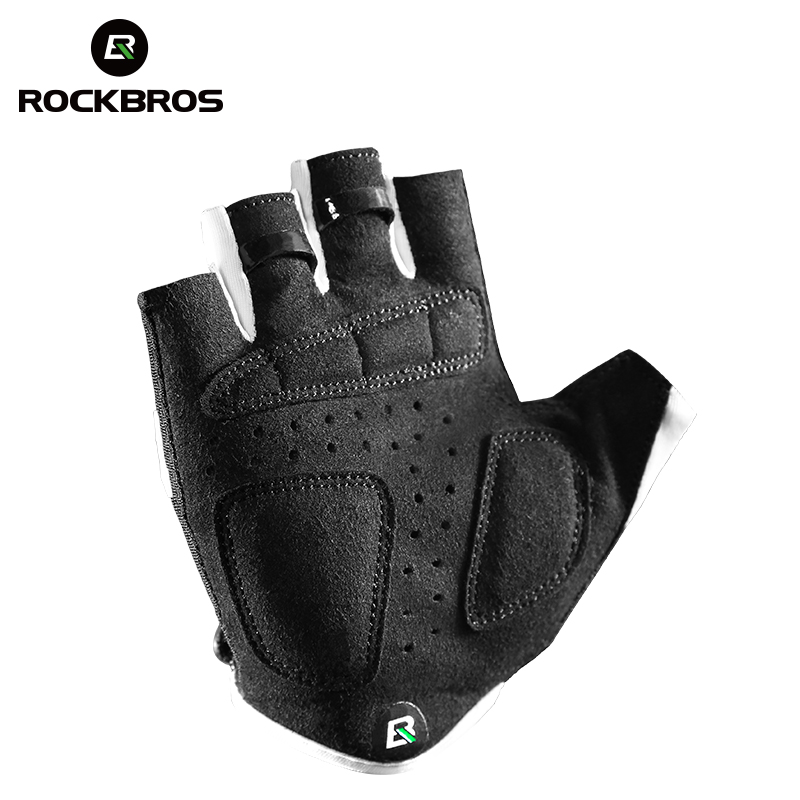Rockbros luva esportiva para crianças, luva esportiva sem dedos e anti-estoque com gel para equilíbrio de polia de meninos e meninas luvas, luvas