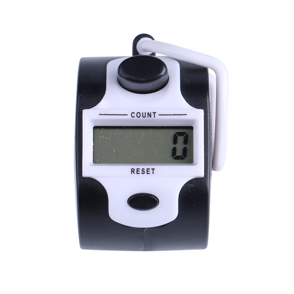 SXH5136 plastic Electronic 5 digital hand tally counter LCD display electronic clicker easy battery change 7 color available