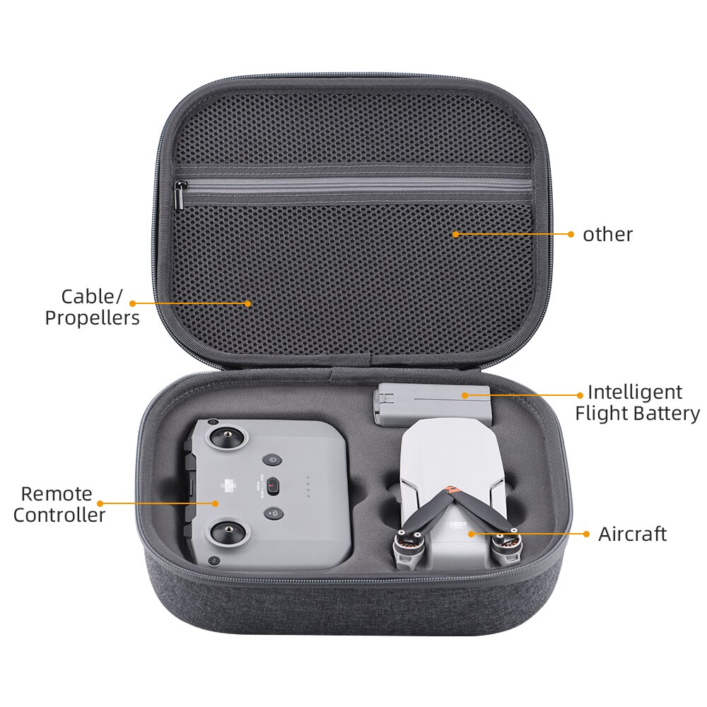 Tragbaren Koffer für DJI Mavic Mini 2 Drohne Handtasche Lagerung Kasten Wasserdichte Hardshell Koffer Stoßfest Drohne Tasche