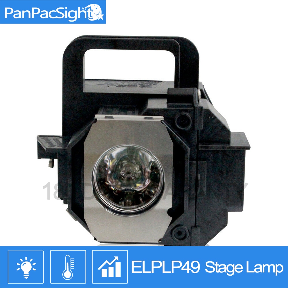 Projectorlamp voor elplp 49 vervangende lamp met behuizing voor epson powerlite home cinema 8100 8500ub 8350