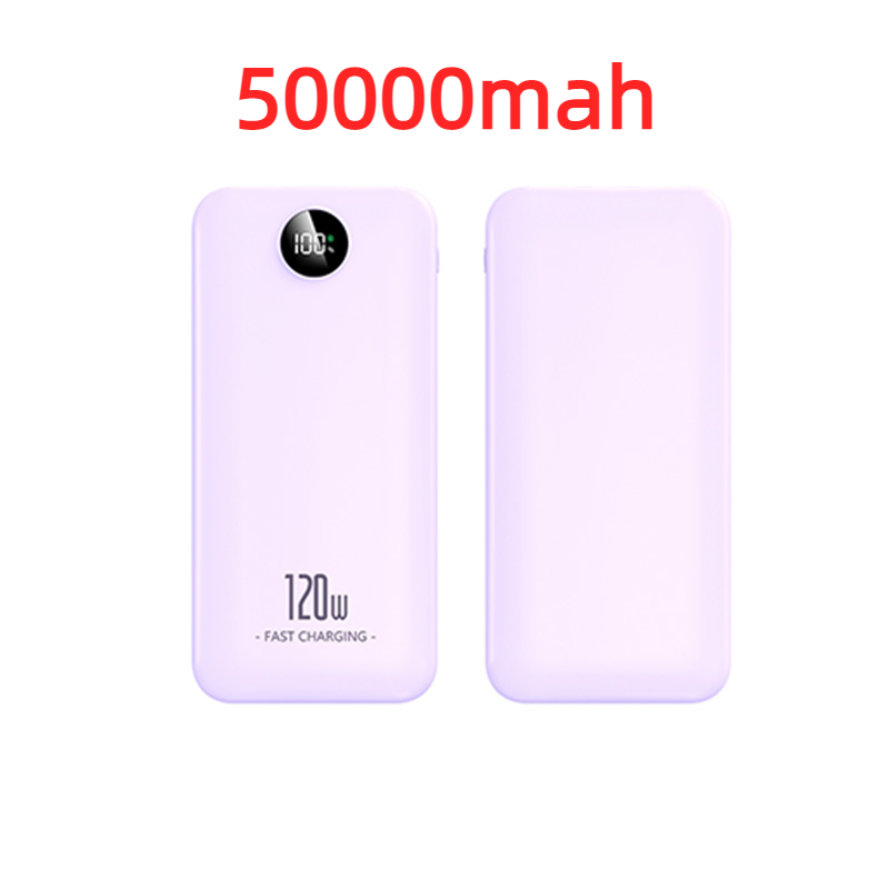 Xiaomi 120W Power Bank 200000mAh Large Capacity Fast Charging Mobile Portable Digital Display Spare Battery for Iphone Huawei: Red