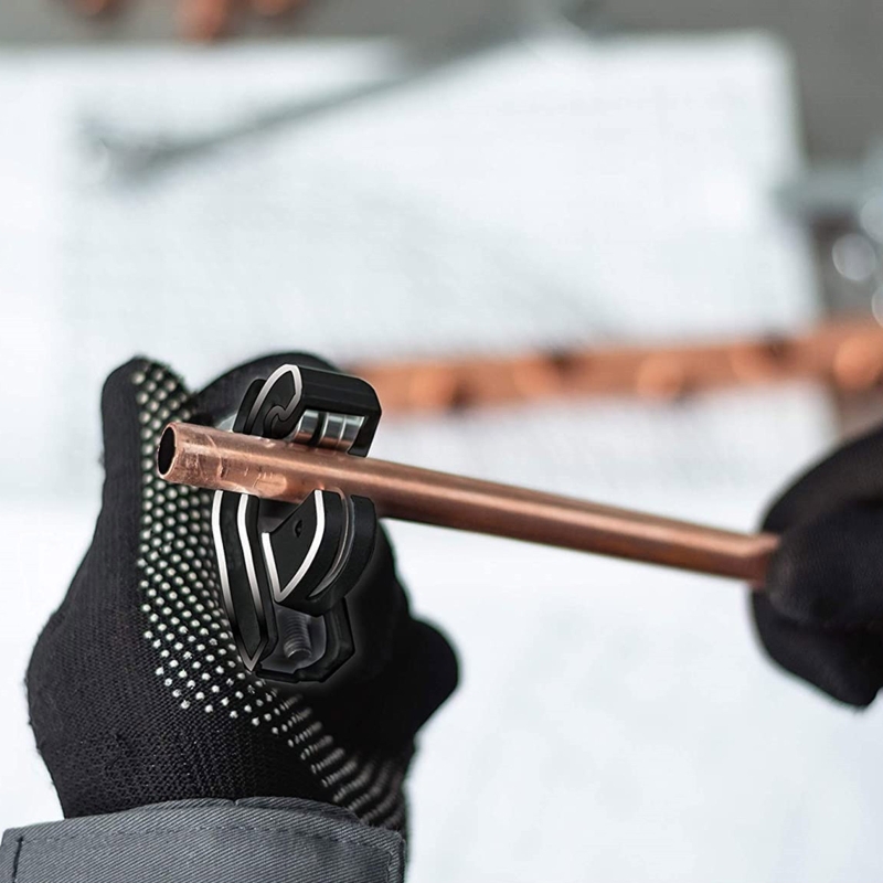 Adjustable Mini Pipe Cutter Aluminum and Brass Tubing 1/8-Inch to 1 1/8-Inch Copper Cut Plastics Copper Brass