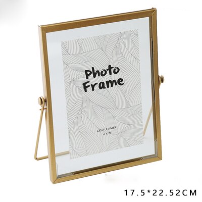 4/6/7 pouces verre Transparent Album Photo idyllique séché fleur spécimen Album Photo décoration de la maison décorer cadre Photo ZH449: 7inch