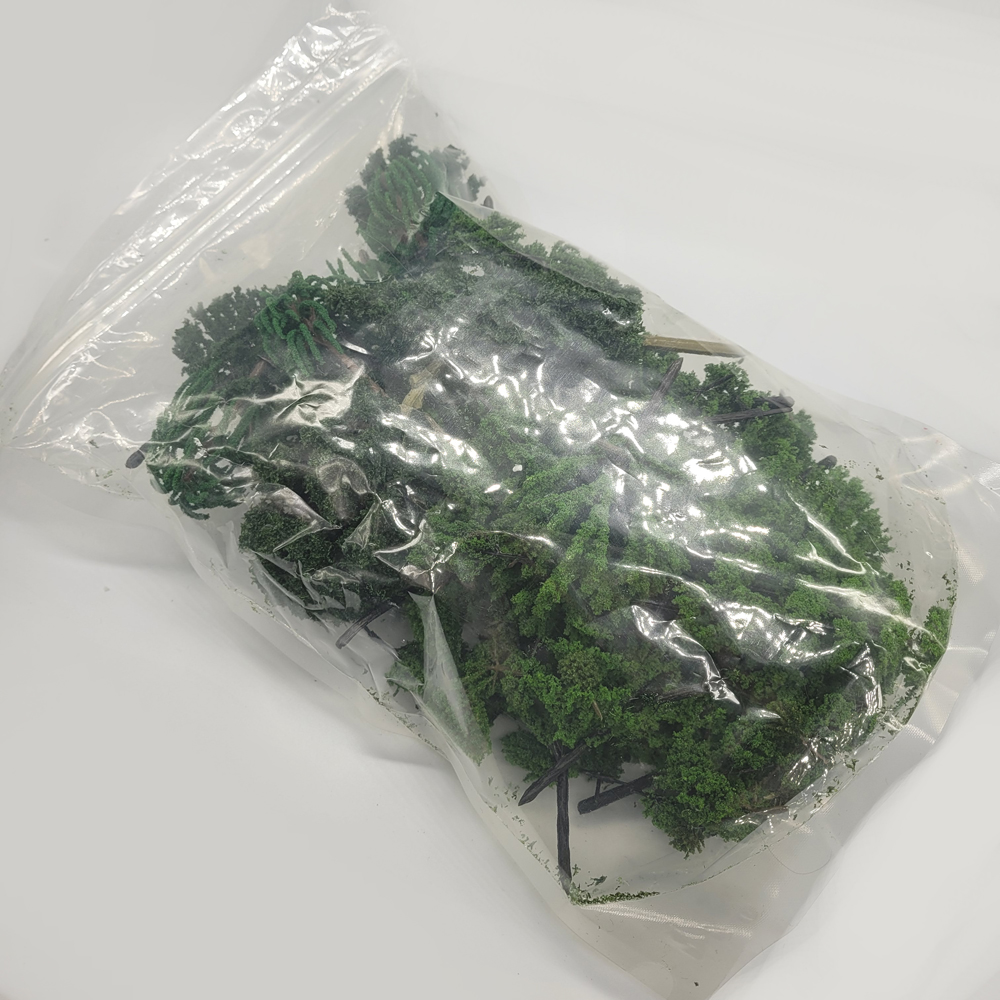 20 Stks/partij Model Groene Bomen Gemengde Draad En Plastic Model Landschap Trein Layout Tuin Landschap Mini Model Boom Mystery Dozen: 20pcs in bag